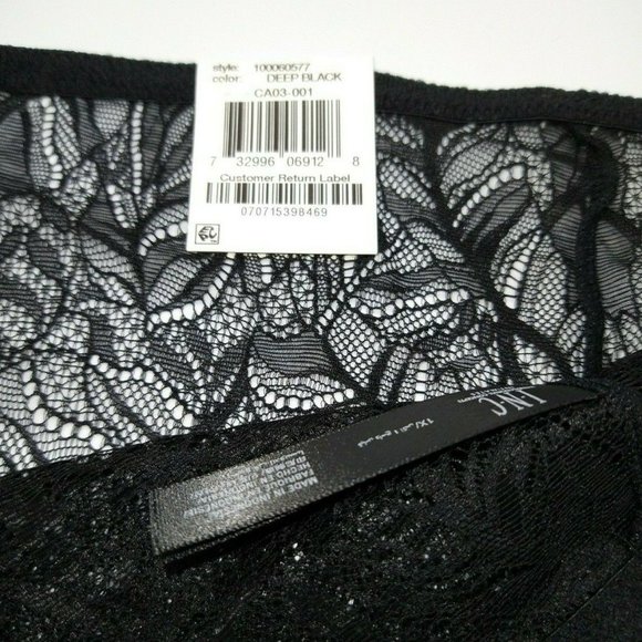 Inc Women's Lace Boyshort Size 1X Black Underwear - Picture 7 of 9